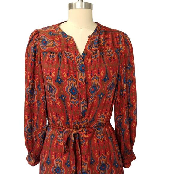 Anthropologie TINY Rosemary Red Motif Tunic Dress Size XS Boho Mini Anthro - Picture 3 of 8